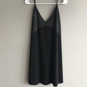Zara TRF Rock N Roll Metallic Cocktail Dress size S
